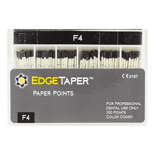 EdgeTaper Paper Points F4 Black 100/Pk