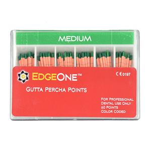 EdgeEndo Gutta Percha Points Medium Size #35 Green 60/Pkg.