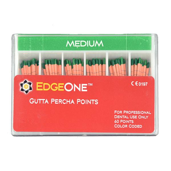 EdgeEndo Gutta Percha Points Medium Size #35 Green 60/Pkg.