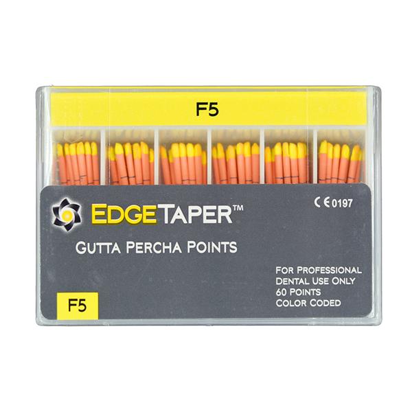 EdgeTaper Paper Points F5 Yellow 60/Pkg