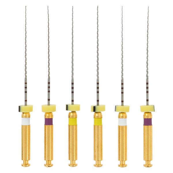 EdgeFind Endo File 25 mm Nickel Titanium Assorted Assorted 6/Pk