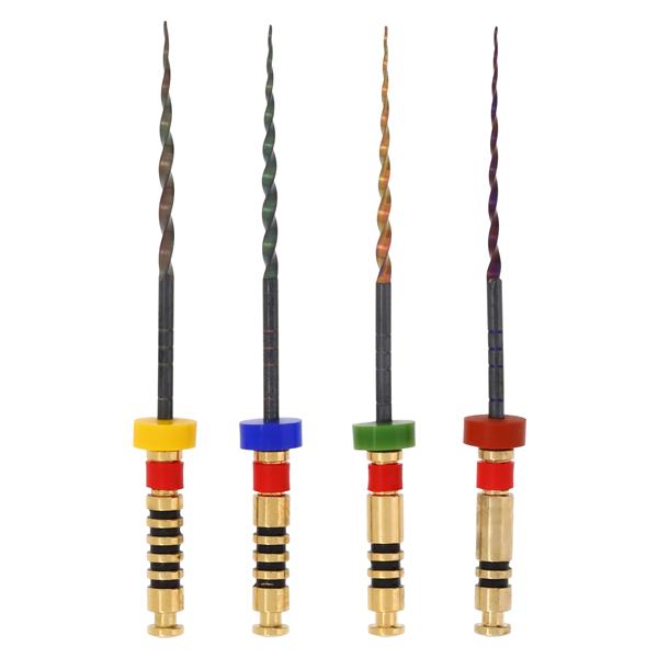 Edge Evolve Endo File 25 mm Nickel Titanium Assorted Assorted Assorted 4/Pk