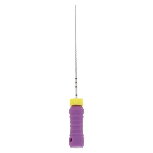 Edge K-File K-File 25 mm Size #10 Stainless Steel Purple 6/Pk