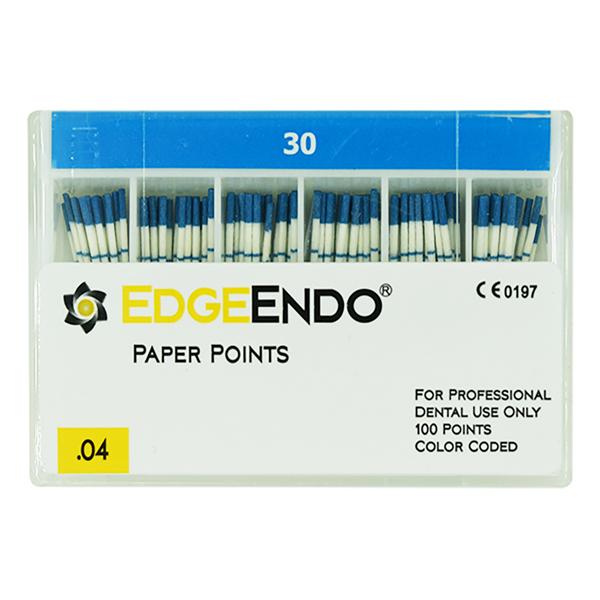 EdgeEndo Paper Points Size #30 .04 100/Pk