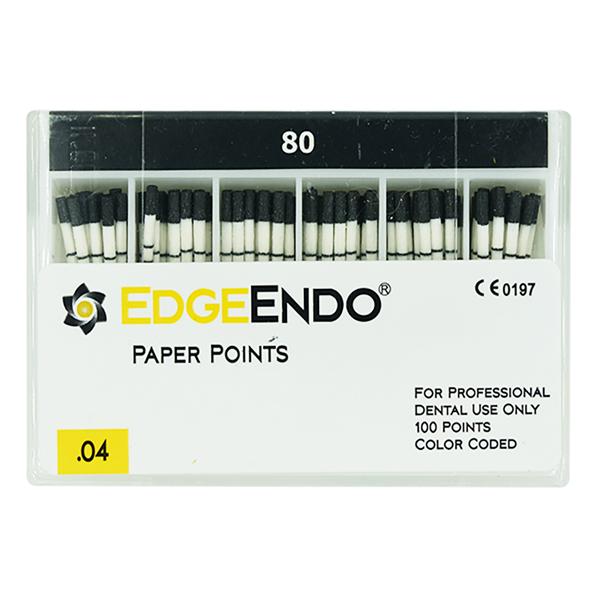 EdgeEndo Paper Points Size #80 .04 100/Pk