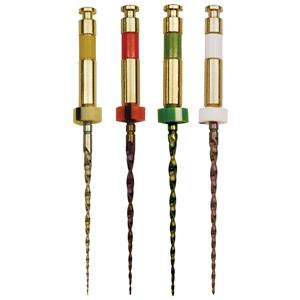 EdgeOne Fire Endo File 21 mm Size #20-45 Nickel Titanium Assorted 4/Pk