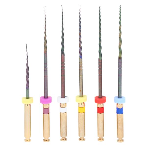 EdgeTaper Platinum Endo File 31 mm Nickel Titanium Assorted Assorted 6/Pk