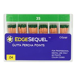 EdgeEndo Gutta Percha Points Size #35 Size #35 Green 60/Pk