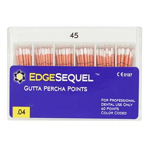 EdgeEndo Gutta Percha Points Size #45 Size #45 White 60/Pk