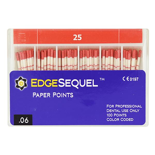 EdgeSequel Sapphire Absorbent Points Size #25 .06 100/Pk