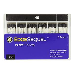 EdgeSequel Sapphire Absorbent Points Size #40 .06 100/Pk