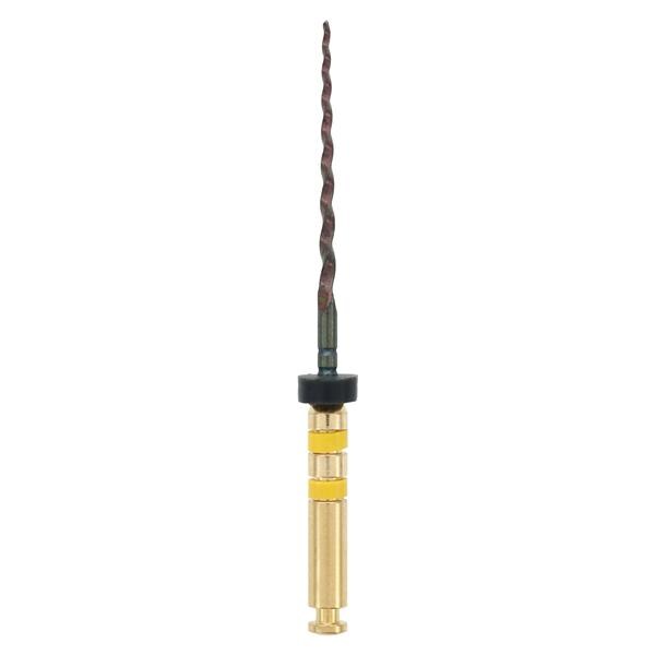 EdgeTaper Platinum Endo File 21 mm Nickel Titanium Yellow F5 6/Pk