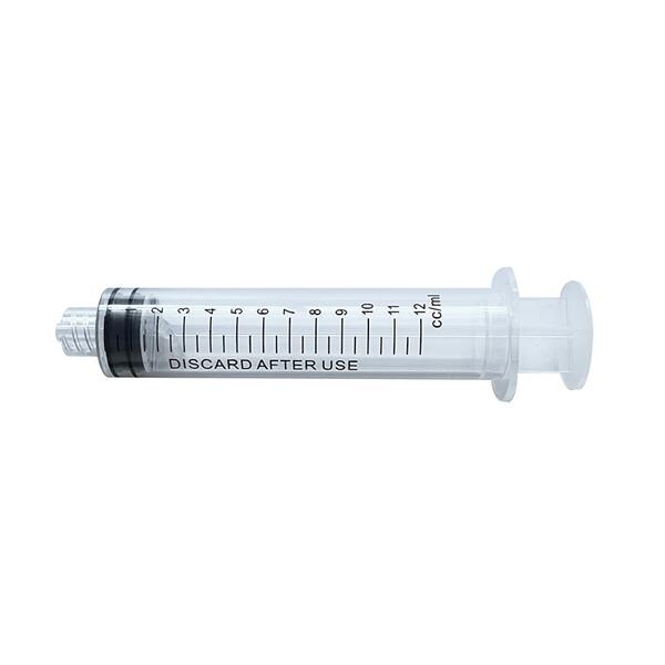 Edge Luer Lock Style Irrigating Syringe 12 cc Clear