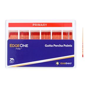 EdgeOne Fire Gutta Percha Points Primary 60/Pk