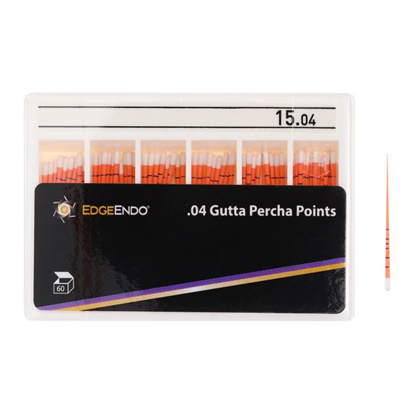 EdgeEndo Gutta Percha Points Size #15 Size #15 White 60/Pk