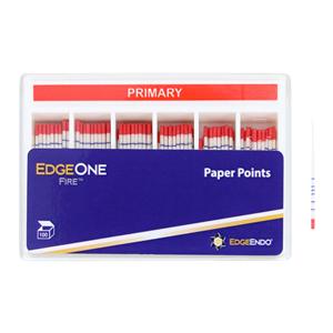 EdgeOne Fire Paper Points Size #25 Primary Red Cone 100/Pk