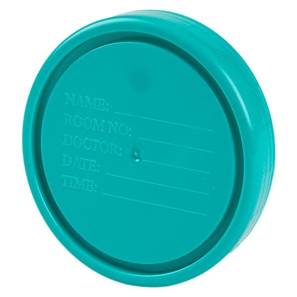 Gent-L-Kare Lid Polyethylene With Screw Top Non-Sterile Turquoise...