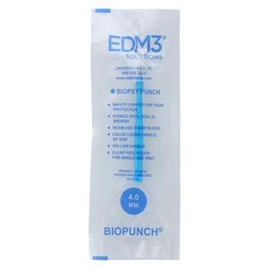 Biopunch Biopsy Punch 4mm Stainless Steel Blade Sterile Disposable 25/Bx