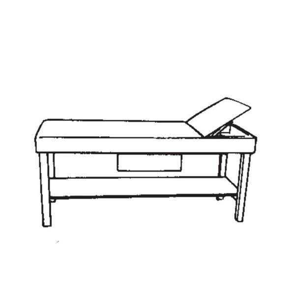 Bellwood Treatment Couch Custom Solid Hardwood Legs Natural With...