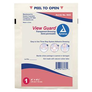 Film Dressing 4x4-3/4" Transparent