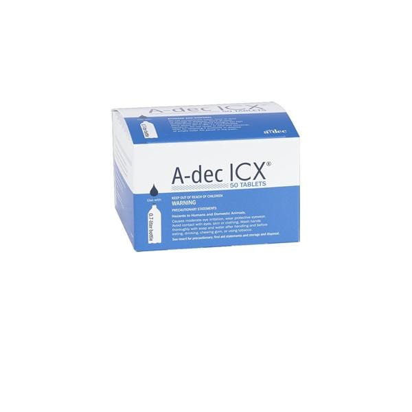 ICX Water Treatment Tablets 0.7 Liter 50/Bx, 36 BX/CA