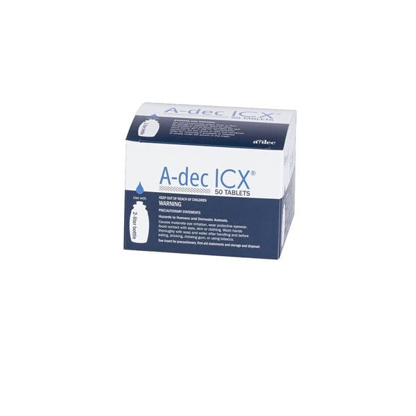ICX Water Treatment Tablets 2 Liter 50/Bx, 36 BX/CA