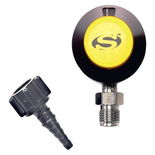 Valve Flow Control 900-ORO2 Black/Yellow Reusable With DISS/Off/1...