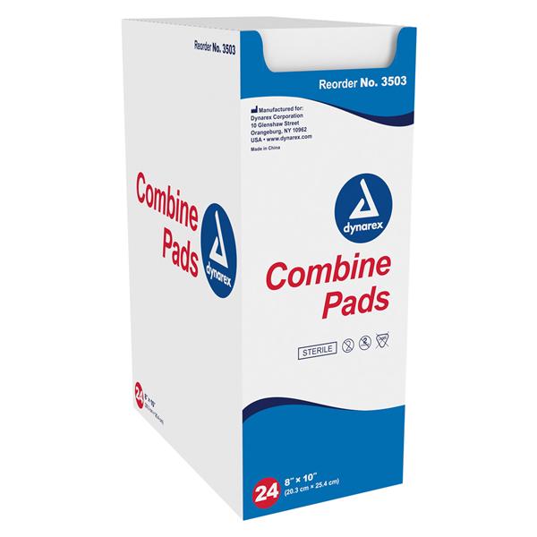 Fluff Filled ABD Combine Pad 8x10" Sterile Non-Woven Outer, 15 PK...