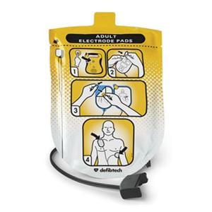 Defibrillation Pads Adult Replacement White/Yellow Each