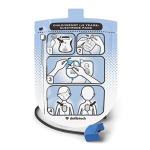 Defibrillation Pads Pediatric New Blue/White Each