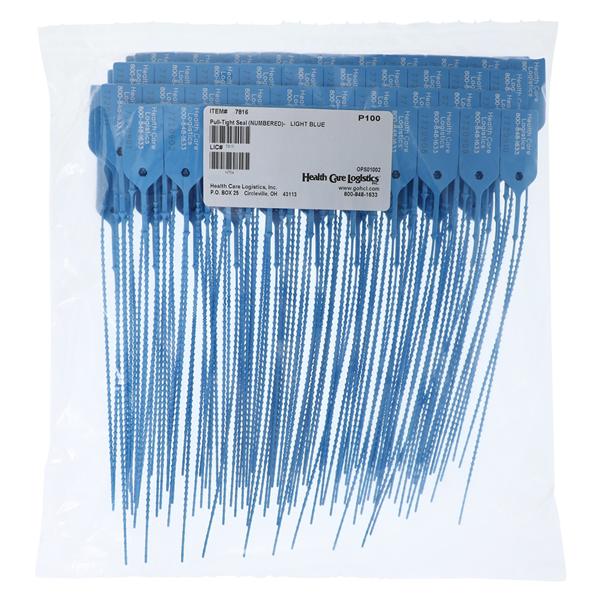 Pull Tight Seal With Numbers 100/Box