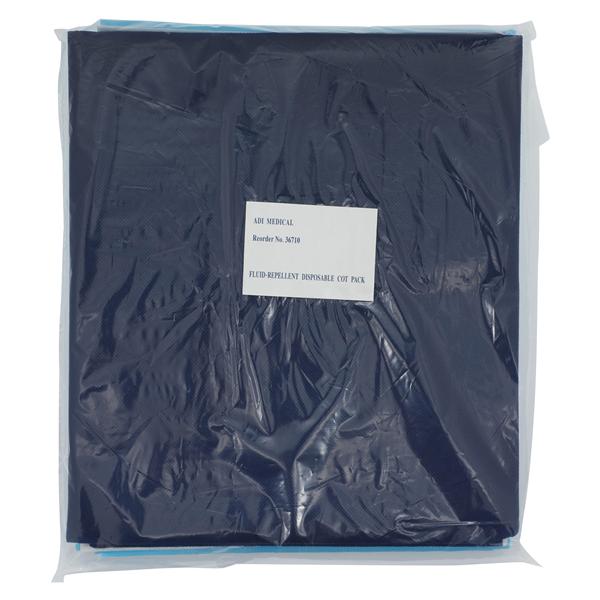Cot Sheet Non-Sterile Blue 25/Case
