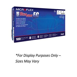 MICROFLEX UltraSense EC Nitrile Exam Gloves Small Extended Blue Non-Sterile