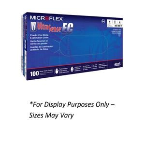 MICROFLEX UltraSense EC Nitrile Exam Gloves Large Extended Blue Non-Sterile
