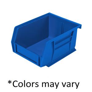 Super Tough Storage Bin Semi-Clear Polymer With Label Holder 5-3/...