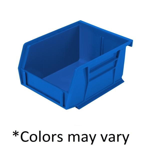 Super Tough Storage Bin Semi-Clear Polymer With Label Holder 5-3/...