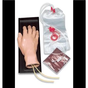 IV Hand Training Simulator Right With Carry Tray/IV Reservoir Bag...