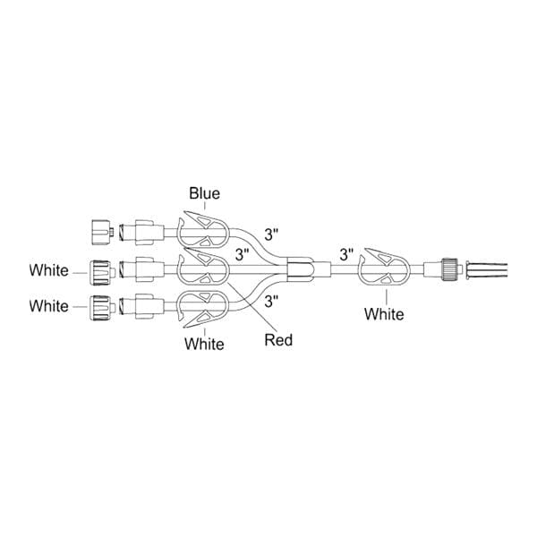 IV Extension Set 7" Male Luer Lock 25/Ca