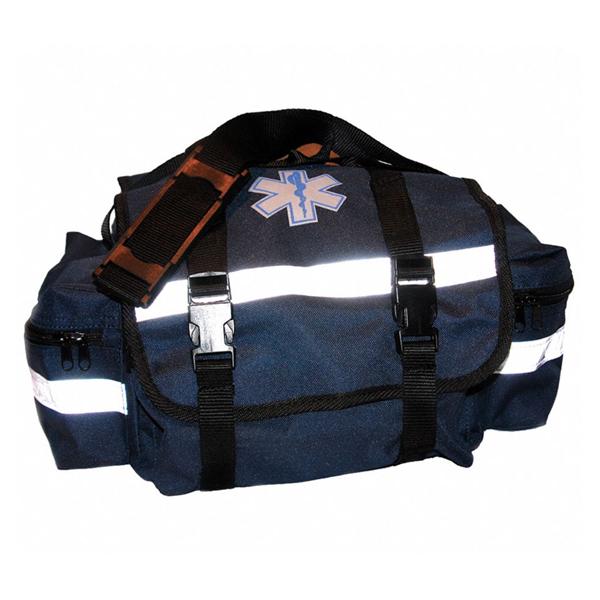 Deluxe Cab Bag 9x7x13" Navy Zipper/Buckle Closure Shoulder Strap