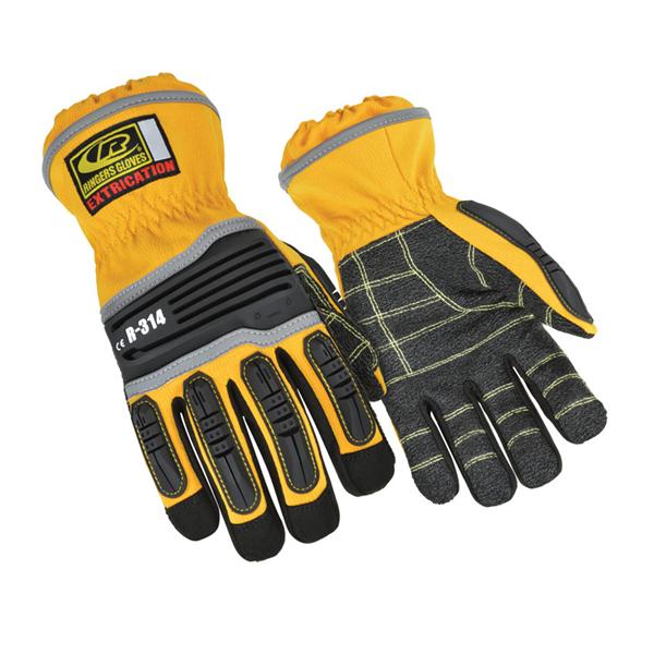 Ringers Kevlar / Flxbl Thrmplstc Rbr Extrication Impact Gloves Lg Hi Viz