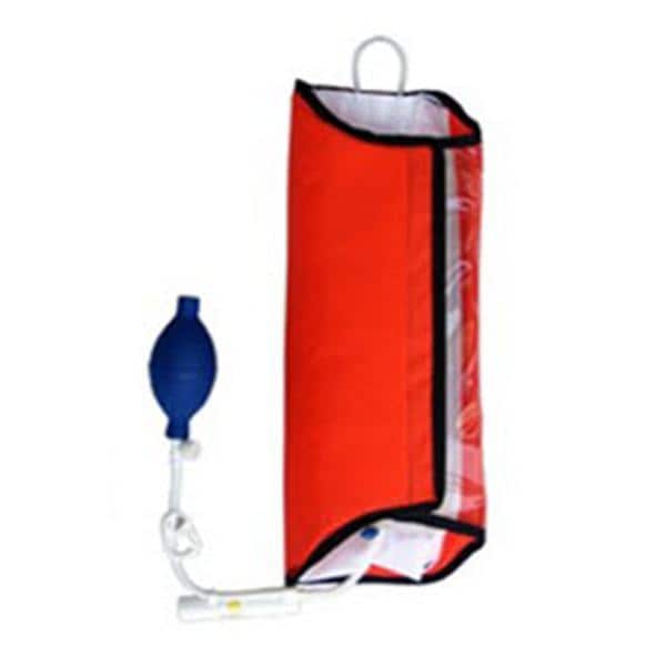 Infusion Bag 1000mL Insulated Orange For IV Pressure Each