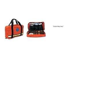 Flat-Pac Emergency Response Bag 16x9.5x5" Navy Zipper Closure 2 Carry Handles