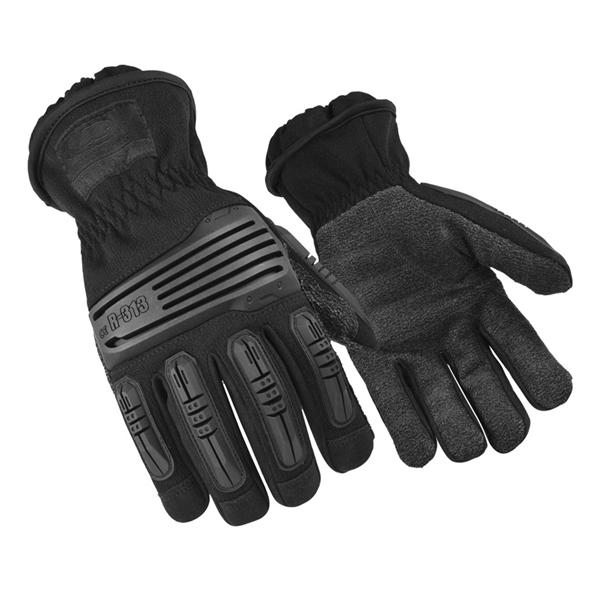 Ringers Kevlar/Thermoplastic Rubber Extrication Impact Gloves Medium Black
