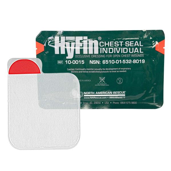 HyFin Hydrogel Occlusive Chest Seal 6x6" Transparent Not Made Wit...