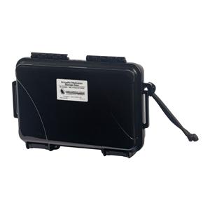 Armadillo Medicine Storage Case 7.95x5.1x2.14" Black/Black Dual Lockable Tabs