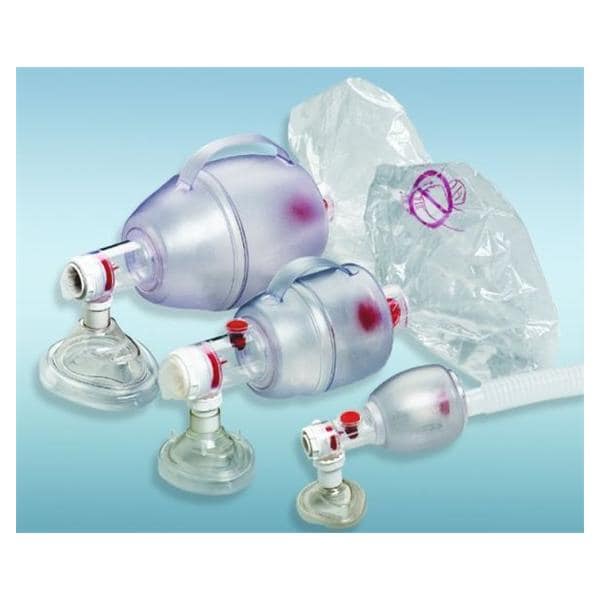 Resuscitator Bag Mask SPUR II Adult Disposable Not Made With Natu...