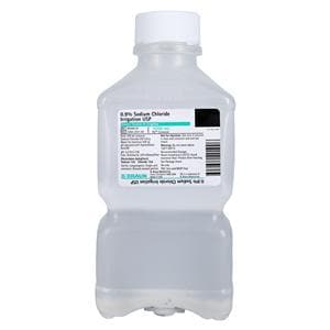 Irrigation Solution 0.9% Sodium Chloride 1000mL Plastic Bottle US...
