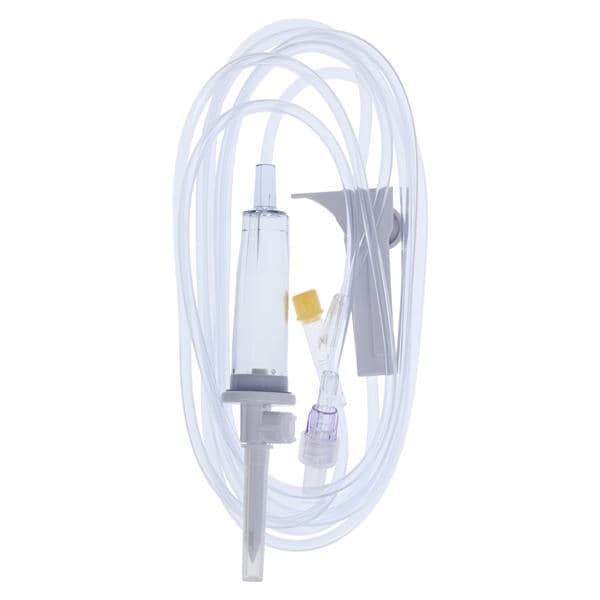 IV Administration Set Needleless Injection Site: 26" 93" 15 Drops/mL 18mL Ea, 50 EA/CA