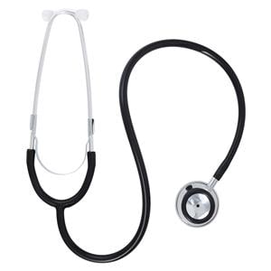 Lightweight Stethoscope Velvet Black Single Lumen Tubing Ea