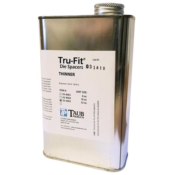 Tru-Fit Die Spacer Thinner 32oz/Bt